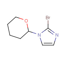 1065483-60-4 2-bromo-1-(oxan-2-yl)imidazole chemical structure