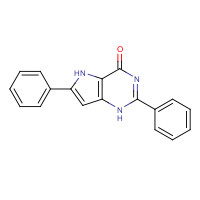 237435-24-4 2,6-diphenyl-1,5-dihydropyrrolo[3,2-d]pyrimidin-4-one chemical structure