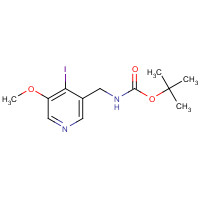1138444-20-8 tert-butyl N-[(4-iodo-5-methoxypyridin-3-yl)methyl]carbamate chemical structure