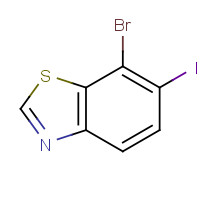 1326714-61-7 7-bromo-6-iodo-1,3-benzothiazole chemical structure