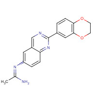 1005416-55-6 N'-[2-(2,3-dihydro-1,4-benzodioxin-6-yl)quinazolin-6-yl]ethanimidamide chemical structure