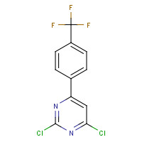 879608-91-0 2,4-dichloro-6-[4-(trifluoromethyl)phenyl]pyrimidine chemical structure