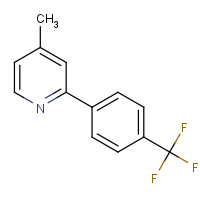 452342-99-3 4-methyl-2-[4-(trifluoromethyl)phenyl]pyridine chemical structure