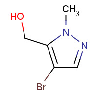 1276056-83-7 (4-bromo-2-methylpyrazol-3-yl)methanol chemical structure