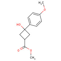 1374134-31-2 methyl 3-hydroxy-3-(4-methoxyphenyl)cyclobutane-1-carboxylate chemical structure
