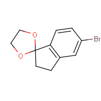 760995-51-5 6-bromospiro[1,2-dihydroindene-3,2'-1,3-dioxolane] chemical structure
