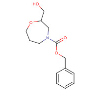 1256633-21-2 benzyl 2-(hydroxymethyl)-1,4-oxazepane-4-carboxylate chemical structure