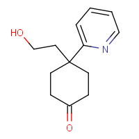 1006685-79-5 4-(2-hydroxyethyl)-4-pyridin-2-ylcyclohexan-1-one chemical structure