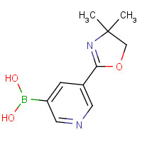 947191-10-8 [5-(4,4-dimethyl-5H-1,3-oxazol-2-yl)pyridin-3-yl]boronic acid chemical structure