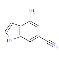 885518-39-8 4-amino-1H-indole-6-carbonitrile chemical structure