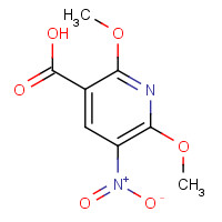 685879-38-3 2,6-dimethoxy-5-nitropyridine-3-carboxylic acid chemical structure