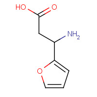 73456-99-2 3-amino-3-(furan-2-yl)propanoic acid chemical structure