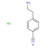 167762-80-3 4-(2-aminoethyl)benzonitrile;hydrochloride chemical structure