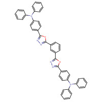 184101-39-1 N,N-diphenyl-4-[5-[3-[5-[4-(N-phenylanilino)phenyl]-1,3,4-oxadiazol-2-yl]phenyl]-1,3,4-oxadiazol-2-yl]aniline chemical structure