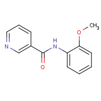 70301-27-8 N-(2-methoxyphenyl)pyridine-3-carboxamide chemical structure