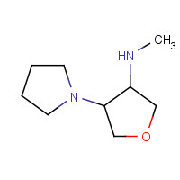 1215672-25-5 N-methyl-4-pyrrolidin-1-yloxolan-3-amine chemical structure
