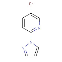433922-57-7 5-bromo-2-pyrazol-1-ylpyridine chemical structure
