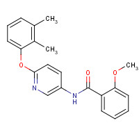 224804-98-2 N-[6-(2,3-dimethylphenoxy)pyridin-3-yl]-2-methoxybenzamide chemical structure