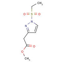 1426805-94-8 methyl 2-(1-ethylsulfonylpyrazol-3-yl)acetate chemical structure