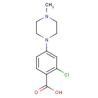 1092770-25-6 2-chloro-4-(4-methylpiperazin-1-yl)benzoic acid chemical structure