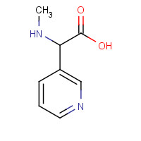 115200-98-1 2-(methylamino)-2-pyridin-3-ylacetic acid chemical structure