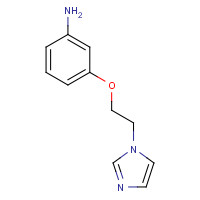 112677-70-0 3-(2-imidazol-1-ylethoxy)aniline chemical structure