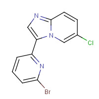 1044733-65-4 3-(6-bromopyridin-2-yl)-6-chloroimidazo[1,2-a]pyridine chemical structure