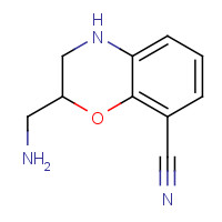 1257703-86-8 2-(aminomethyl)-3,4-dihydro-2H-1,4-benzoxazine-8-carbonitrile chemical structure