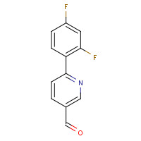 898796-15-1 6-(2,4-difluorophenyl)pyridine-3-carbaldehyde chemical structure