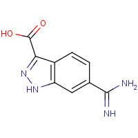 199609-47-7 6-carbamimidoyl-1H-indazole-3-carboxylic acid chemical structure