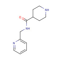 884497-59-0 N-(pyridin-2-ylmethyl)piperidine-4-carboxamide chemical structure