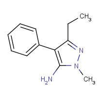 890014-40-1 5-ethyl-2-methyl-4-phenylpyrazol-3-amine chemical structure