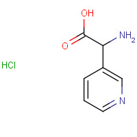 891789-91-6 2-amino-2-pyridin-3-ylacetic acid;hydrochloride chemical structure