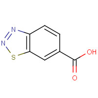 22097-11-6 1,2,3-benzothiadiazole-6-carboxylic acid chemical structure
