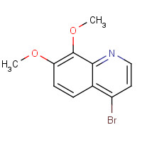 1253789-70-6 4-bromo-7,8-dimethoxyquinoline chemical structure