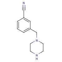 203047-38-5 3-(piperazin-1-ylmethyl)benzonitrile chemical structure