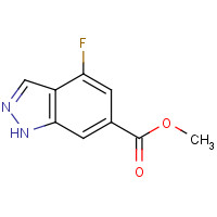885521-44-8 methyl 4-fluoro-1H-indazole-6-carboxylate chemical structure