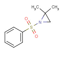 5048-63-5 1-(benzenesulfonyl)-2,2-dimethylaziridine chemical structure