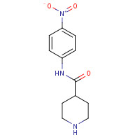 883106-59-0 N-(4-nitrophenyl)piperidine-4-carboxamide chemical structure