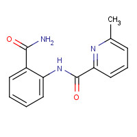 733806-23-0 N-(2-carbamoylphenyl)-6-methylpyridine-2-carboxamide chemical structure
