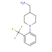 1067716-68-0 [1-[2-(trifluoromethyl)phenyl]piperidin-4-yl]methanamine chemical structure