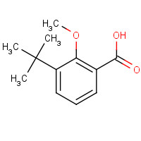 60772-81-8 3-tert-butyl-2-methoxybenzoic acid chemical structure