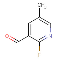 1160993-95-2 2-fluoro-5-methylpyridine-3-carbaldehyde chemical structure