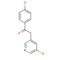1352073-56-3 1-(4-chlorophenyl)-2-(5-chloropyridin-3-yl)ethanone chemical structure