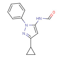 1462952-06-2 N-(5-cyclopropyl-2-phenylpyrazol-3-yl)formamide chemical structure