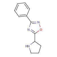 853104-20-8 3-phenyl-5-pyrrolidin-2-yl-1,2,4-oxadiazole chemical structure