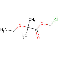 1000296-74-1 chloromethyl 2-ethoxy-2-methylpropanoate chemical structure