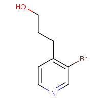 229184-01-4 3-(3-bromopyridin-4-yl)propan-1-ol chemical structure
