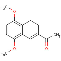 75251-98-8 1-(5,8-dimethoxy-3,4-dihydronaphthalen-2-yl)ethanone chemical structure