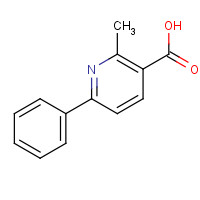 66416-49-7 2-methyl-6-phenylpyridine-3-carboxylic acid chemical structure